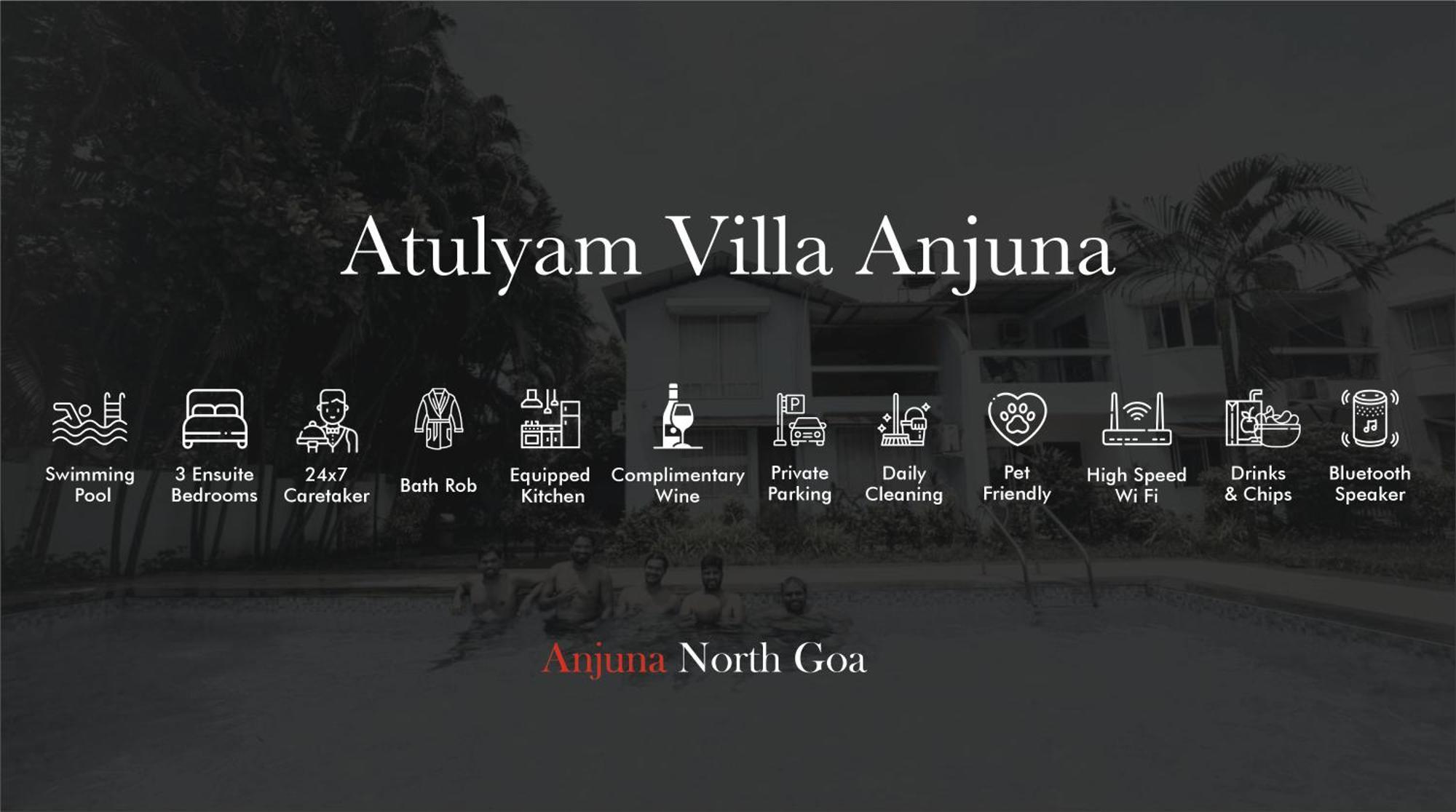 Atulyam Villa- Anjuna Exterior foto